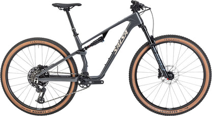 NEW Salsa Spearfish C Eagle 90 Full Suspension XC Mountain Bike - 29", Carbon, Graphite Gray