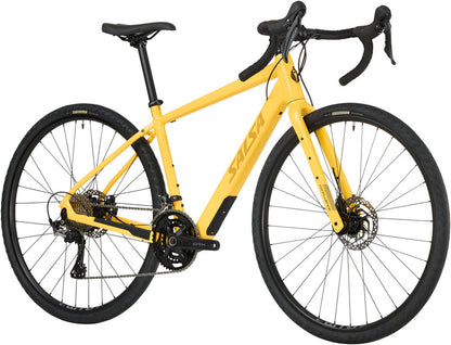 NEW Salsa Confluence Drop Bar GRX 600 2x Gravel Ebike - 700c, Aluminum, Yellow - Around the Cycle
