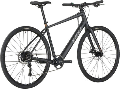 NEW Salsa Confluence Flat Bar Altus 1x9 Ebike - 700c, Aluminum, Black - Around the Cycle