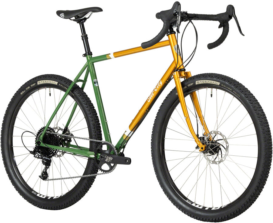 NEW All-City Gorilla Monsoon APEX All-Road/Gravel Bike, Tangerine Evergreen