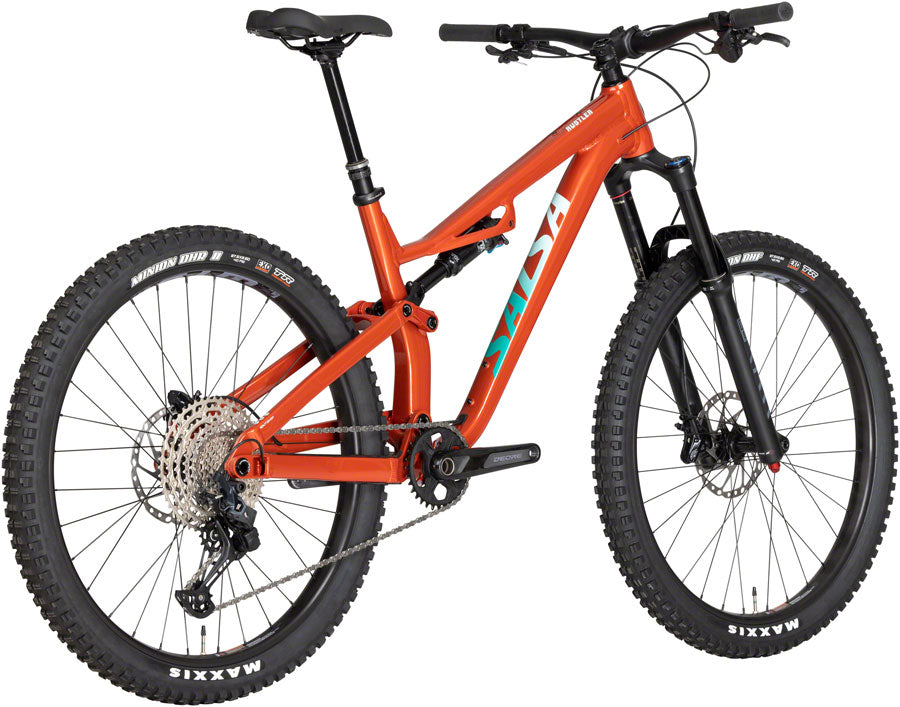 NEW 2023 Salsa Rustler SLX Trail Mountain Bike, 27.5", Orange - Around the Cycle