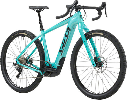 NEW Salsa Tributary GRX 600 Gravel Ebike - 29", Aluminum, Teal, Class 3 - 28mph