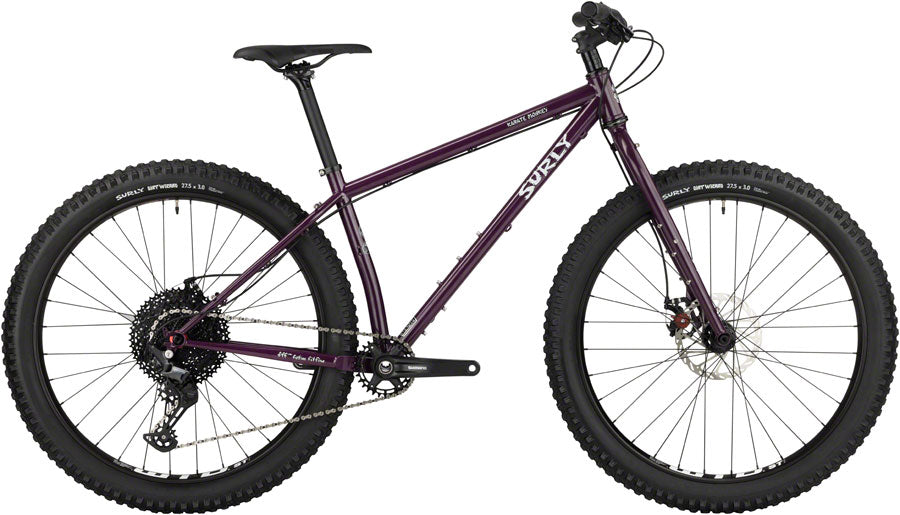 DEMO Surly Karate Monkey Bike - 27.5", Steel, Organic Eggplant, Medium, GRADE B