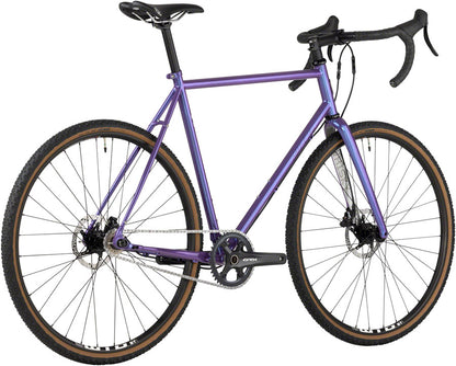 NEW All-City Super Professional - 700c, Steel, Hollywood Violet Drop Bar Single Speed Bike - Around the Cycle