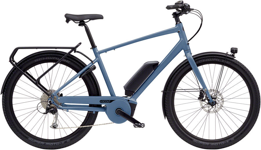 DEMO Benno eScout Class 3 Etility Ebike - Bosch Performance Line Sport, 400Wh, Alaska Blue, Large, GRADE C