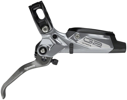 NEW SRAM G2 Ultimate Disc Brake and Lever - Front, Hydraulic, Post Mount, Carbon Lever, Titanium Hardware, Polar Grey Anodized, A2 - Around the Cycle