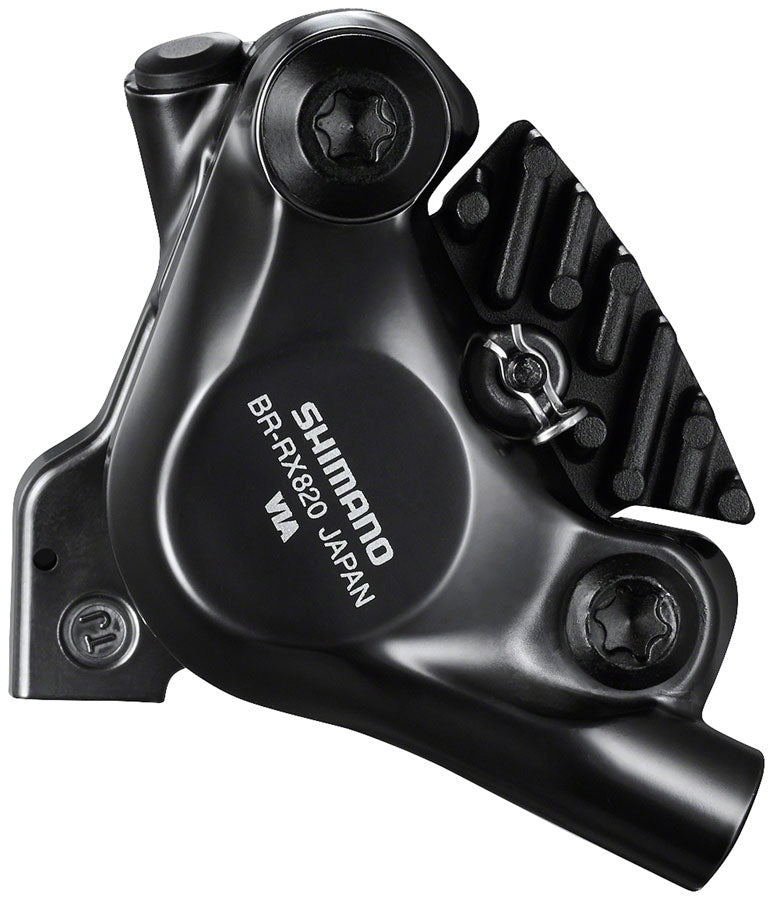 NEW Shimano GRX BR-RX820 Hydraulic Disc Brake Caliper - Front, Flat-Mount, W/Bracket for 140/160mm Rotor (Assembled for 160mm)