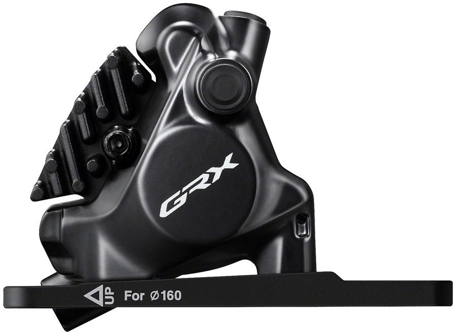 NEW Shimano GRX BR-RX820 Hydraulic Disc Brake Caliper - Front, Flat-Mount, W/Bracket for 140/160mm Rotor (Assembled for 160mm)