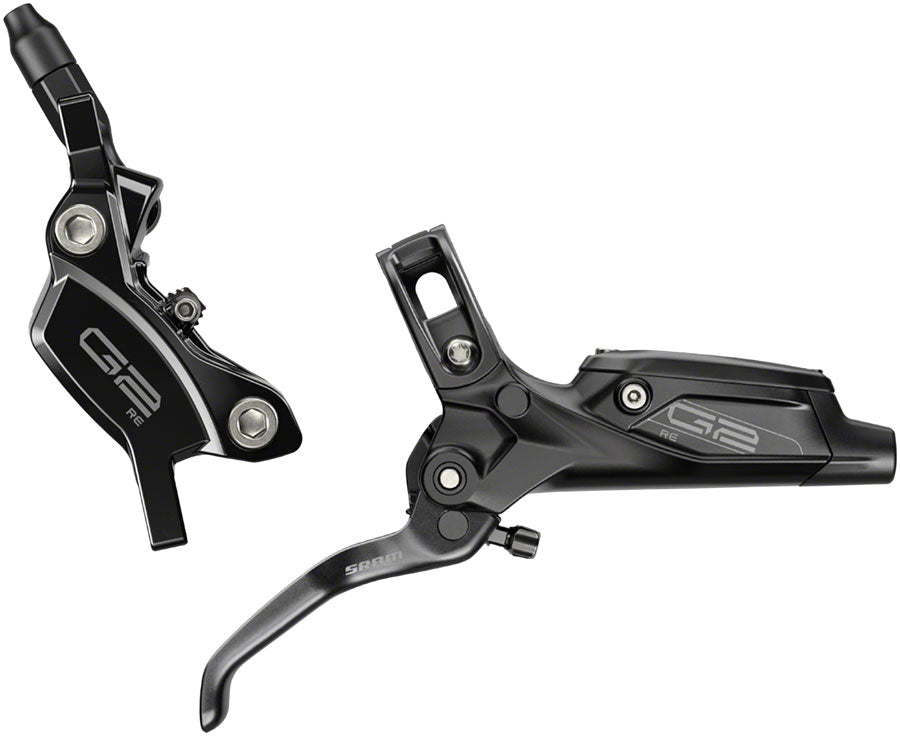 NEW SRAM G2 RE Disc Brake and Lever - Rear, Hydraulic, Post Mount, Gloss Black, A2 - Around the Cycle
