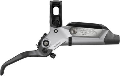 NEW SRAM Maven Ultimate Disc Brake and Lever - Front, Post Mount, 950mm Hose, 4-Piston, Carbon Lever Blade, Ti Hardware, Silver/Black, B1