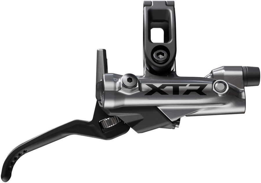NEW Shimano XTR BR-M9200 Disc Brake and BL-M9220 Lever - Right/Rear, Post Mount, 2-Piston Caliper, SM-BH90-SS Hose, Metal Pads, Gray - Around the Cycle