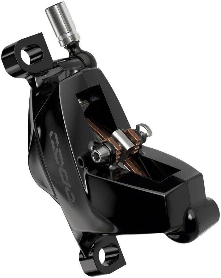 NEW SRAM Code Silver Stealth Disc Brake and Lever - Front, Post Mount, 4-Piston, Aluminum Lever, SS Hardware, Black, C1 - Around the Cycle
