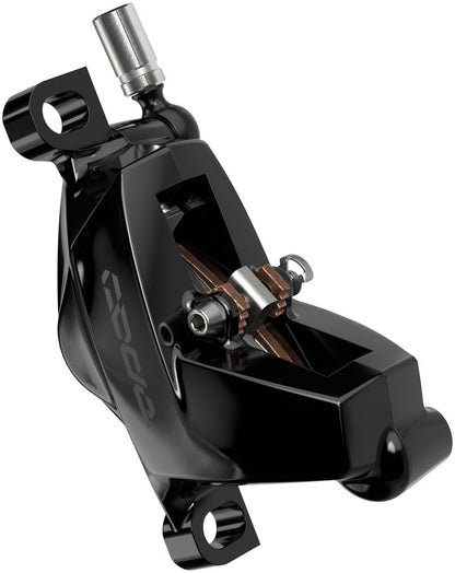 NEW SRAM Code Silver Stealth Disc Brake and Lever - Rear, Post Mount, 4-Piston, Aluminum Lever, SS Hardware, Black, C1 - Around the Cycle