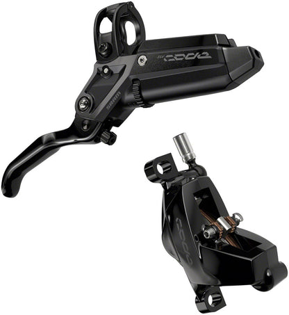 NEW SRAM Code Silver Stealth Disc Brake and Lever - Front, Post Mount, 4-Piston, Aluminum Lever, SS Hardware, Black, C1 - Around the Cycle