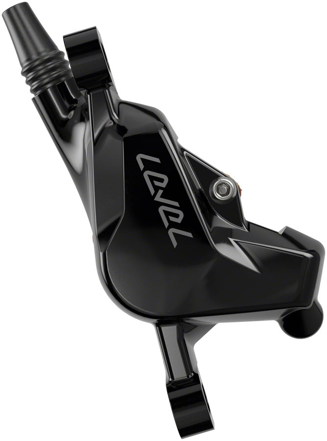 NEW SRAM Level Silver Stealth Disc Brake and Lever - Rear, Post Mount, 2-Piston, Aluminum Lever, SS Hardware, Black, C1 - Around the Cycle