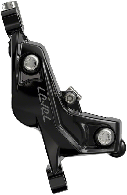 NEW SRAM Level Silver Stealth Disc Brake and Lever - Rear, Post Mount, 4-Piston, Aluminum Lever, SS Hardware, Black, C1 - Around the Cycle