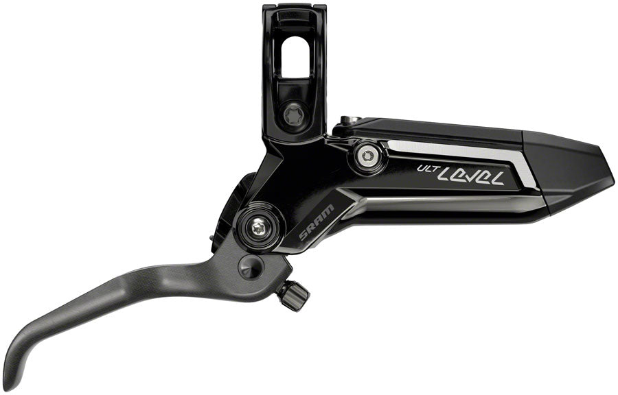 NEW SRAM Level Ultimate Stealth Disc Brake and Lever - Rear, Post Mount, 2-Piston, Carbon Lever, Titanium Hardware, Gloss Black, C1 - Around the Cycle