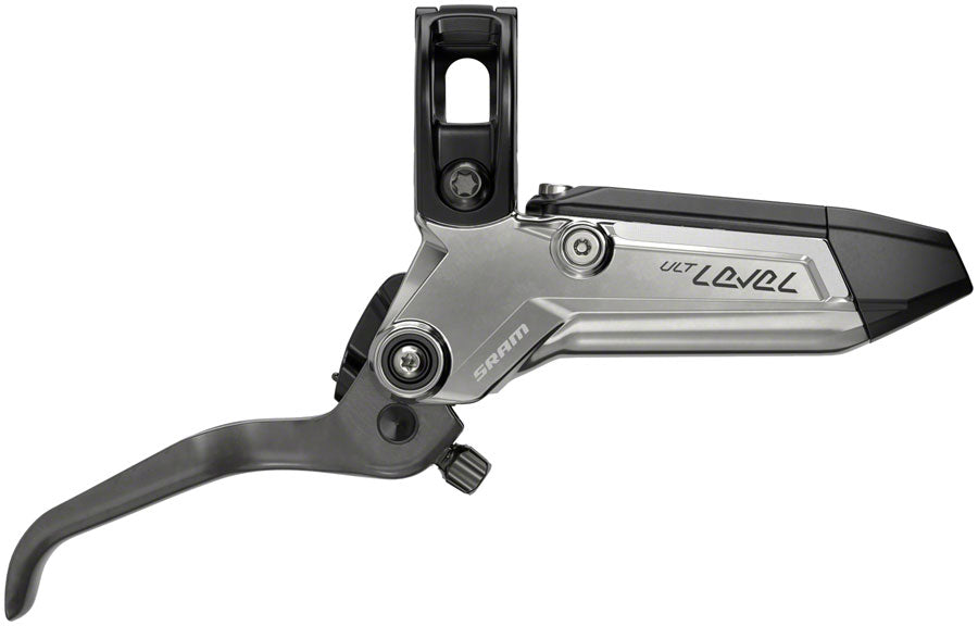 NEW SRAM Level Ultimate Stealth Disc Brake and Lever - Front, Post Mount, 4-Piston, Carbon Lever, Titanium Hardware, Black/Silver, C1 - Around the Cycle