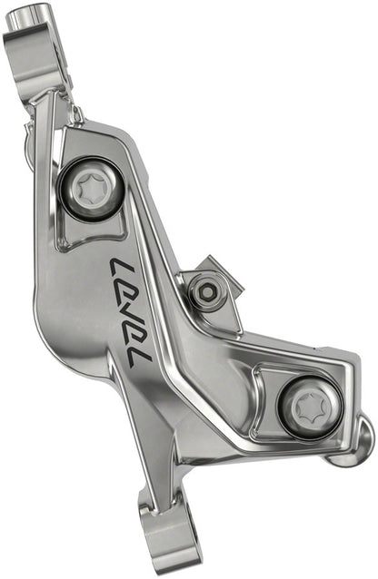 NEW SRAM Level Ultimate Stealth Disc Brake and Lever - Front, Post Mount, 4-Piston, Carbon Lever, Titanium Hardware, Black/Silver, C1 - Around the Cycle