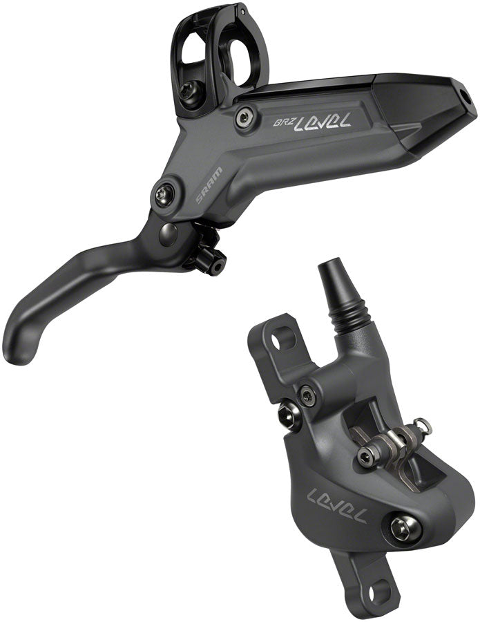 NEW SRAM Level Bronze Stealth Disc Brake and Lever - Front, Post Mount, 2-Piston, Aluminum Lever, SS Hardware, Dark Polar, C1