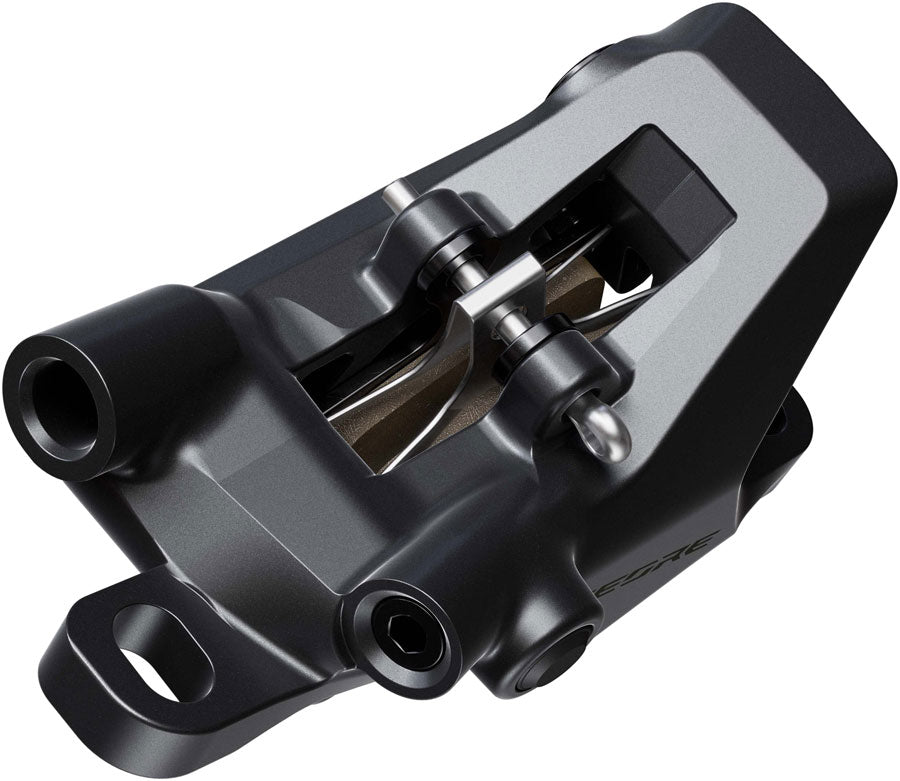 NEW Shimano Deore M6200 Disc Brake and Lever - Post Mount, 2-Piston Caliper, SM-BH90-SS Hose, Metal Pads, Gray/Black
