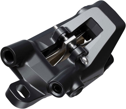 NEW Shimano Deore M6200 Disc Brake and Lever - Post Mount, 2-Piston Caliper, SM-BH90-SS Hose, Metal Pads, Gray/Black