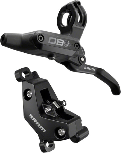 NEW SRAM DB6 Disc Brake and Lever - Left, Front or Rear, 2000mm Hose, Post Mount, 4-Piston, Aluminum Lever, Diffusion Black, A1 - Around the Cycle