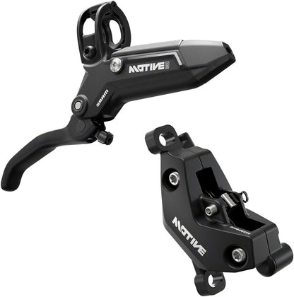 NEW SRAM Motive Bronze Disc Brake and Lever - Front, 950mm Hose, Post Mount, 4-Piston, Aluminum Lever, Diffusion Black, A1 - Around the Cycle