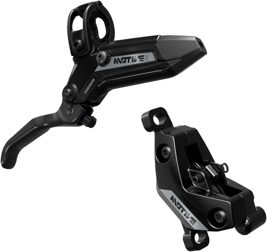 NEW SRAM Motive Silver Disc Brake and Lever - Front, 950mm Hose, Post Mount, 4-Piston, Aluminum Lever, Black, A1 - Around the Cycle