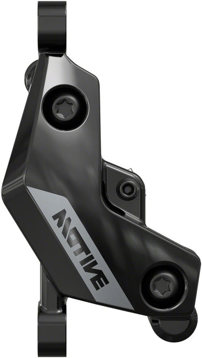 NEW SRAM Motive Silver Disc Brake and Lever - Rear or Front, 2000mm Hose, Post Mount, 4-Piston, Aluminum Lever, Black, A1 - Around the Cycle