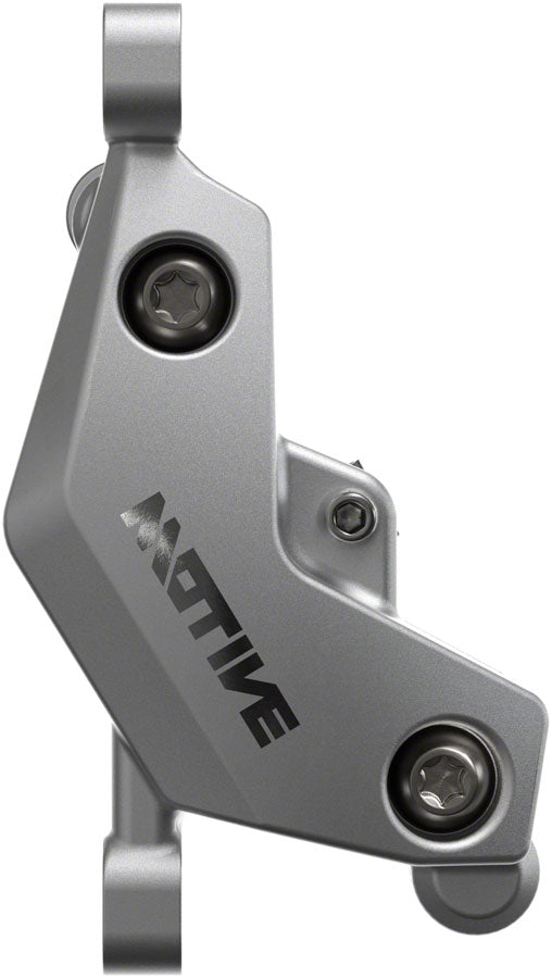 NEW SRAM Motive Ultimate Disc Brake and Lever - Front, 950mm Hose, Post Mount, 4-Piston, Aluminum Lever Body, Carbon Blade, Black/Silver, A1 - Around the Cycle