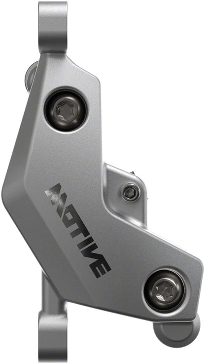 NEW SRAM Motive Ultimate Disc Brake and Lever - Front, 950mm Hose, Post Mount, 4-Piston, Aluminum Lever Body, Carbon Blade, Black/Silver, A1 - Around the Cycle