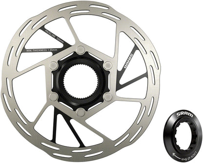 NEW SRAM Paceline Disc Brake Rotor - Center Lock, Lockring Included, A2 - Around the Cycle