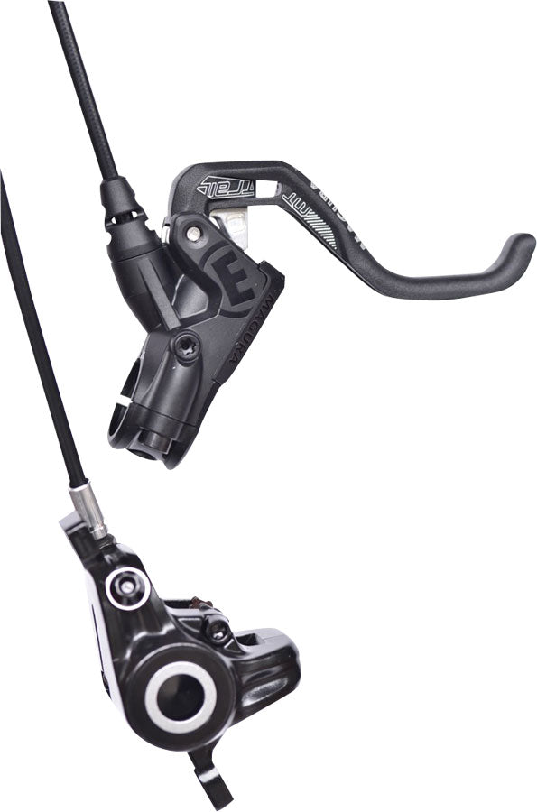 NEW Magura MT Trail Sport Disc Brake Set - Front and Rear, Hydraulic, Post Mount, Black/White - Around the Cycle