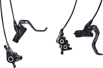 NEW Magura MT Trail Sport Disc Brake Set - Front and Rear, Hydraulic, Post Mount, Black/White - Around the Cycle