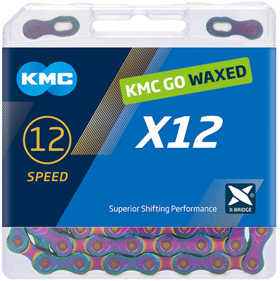 NEW KMC WAX X12 Waxed Chain - 12-Speed, 126 Links - Around the Cycle