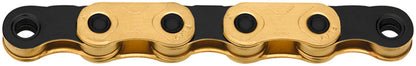 NEW KMC X-Flat Titanium Nitride Waxed Chain - 12/13-Speed, 126 Links, Compatible with SRAM T-Type and AXS Systems