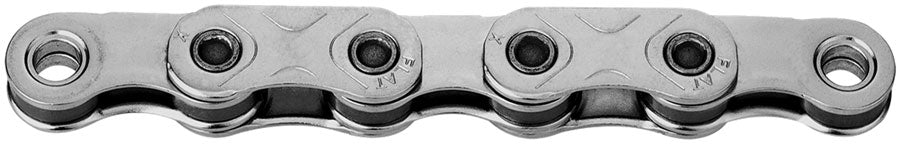 NEW KMC X-Flat EPT Waxed Chain - 12/13-Speed, 126 Links, Compatible with SRAM T-Type and AXS Systems, Silver