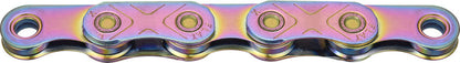 NEW KMC X-Flat Titanium Nitride Waxed Chain - 12/13-Speed, 126 Links, Compatible with SRAM T-Type and AXS Systems
