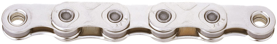 NEW KMC X-Flat Waxed Chain - 12/13-Speed, 126 Links, Compatible with SRAM T-Type and AXS Systems, Silver