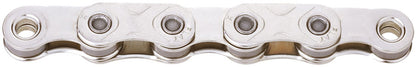 NEW KMC X-Flat Waxed Chain - 12/13-Speed, 126 Links, Compatible with SRAM T-Type and AXS Systems, Silver