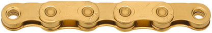 NEW KMC X-Flat Titanium Nitride Waxed Chain - 12/13-Speed, 126 Links, Compatible with SRAM T-Type and AXS Systems