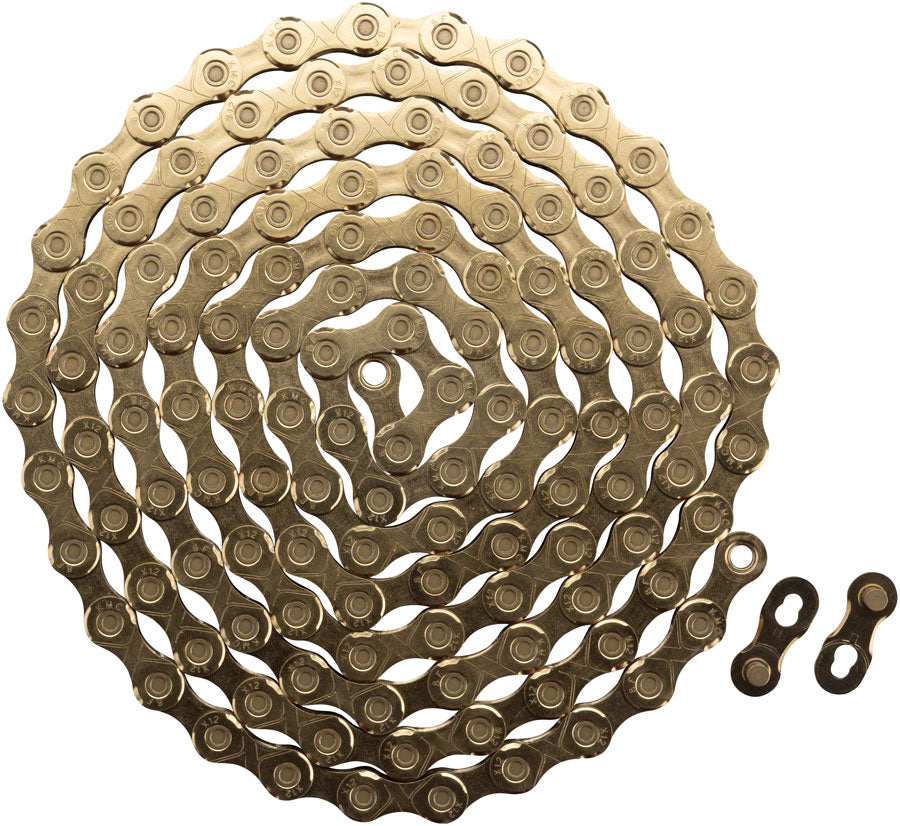 NEW KMC X12 Chain - 12-Speed, 126 Links, Gold - Around the Cycle