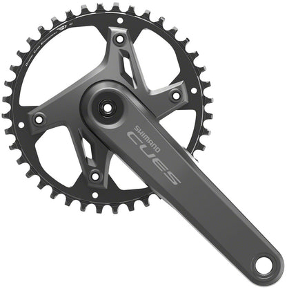 NEW Shimano CUES FC-U6000-1 Crankset - 9/10/11-Speed, Hollowtech II, Black
