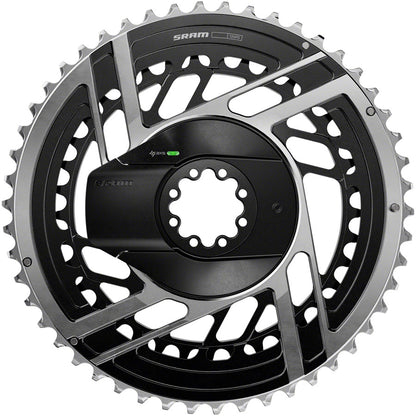 NEW SRAM RED AXS 2x Power Meter Chainring Kit - 2x12-Speed, 8-Bolt, Direct Mount, Black/Silver, E1