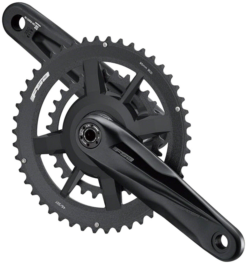 NEW Full Speed Ahead Gossamer Pro AGX+ 2x Crankset  - 170mm, 11-Speed, 46/30t, DM/90 BCD, 24mm MegaExo Spindle, N11, Black - Around the Cycle