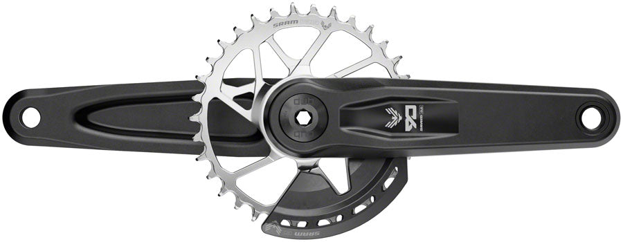 NEW SRAM Eagle 90 T-Type Wide Crankset - 12-Speed, 32t Chainring, Direct Mount, 2-Guards, DUB Spindle Interface, Black/Silver, Transmission - Around the Cycle