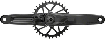 NEW SRAM Eagle 70 T-Type Wide Crankset - 12-Speed, 32t Chainring, Direct Mount, 2-Guards, DUB Spindle Interface, Black - Around the Cycle