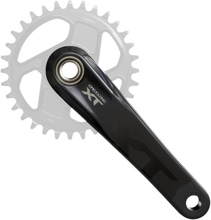 NEW Shimano Deore XT FC-M8200 Crankset - 1x, Direct Mount, Hollowtech II Hollow-Forged Crankarms, Black