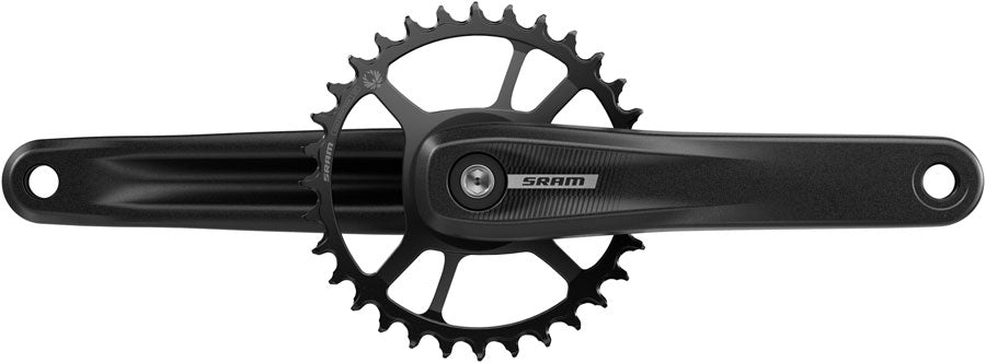 NEW SRAM S100 Eagle Crankset - 32t Steel Chainring, Aluminum Crankarms, For Powerspine Bottom Bracket, Black, Chainline, B1